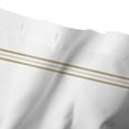 thumbnail image 5 of Creative Products Beige and White Letter A Monogrammed 71x74 Shower Curtain, 5 of 7