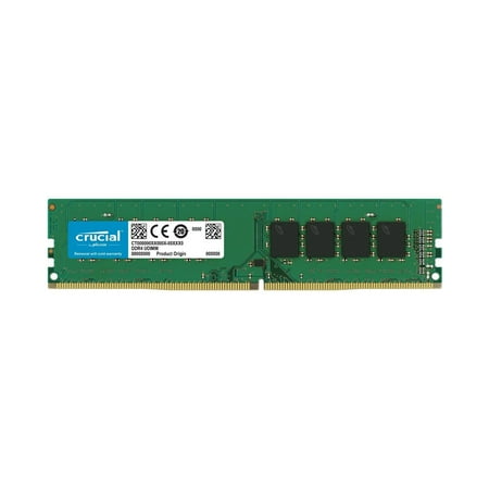 UPC: 0649528776389 | Crucial 8GB Single DDR4 2400 MT/s (PC4-19200) SR x8 DIMM 288-Pin Memory – CT8G4DFS824A