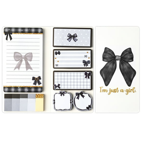 Black Coquette Sticky Notes Memo Pad Note For Teaching Appreciate Gift