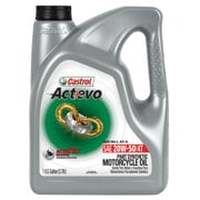 Angle View: (6 pack) Castrol Actevo 4T 20W-50 Part Synthetic Motorcycle Oil 1 GAL