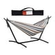 thumbnail image 3 of Soporte para Hamaca Marco para Hamaca Desmontable Portátil Ajustable Soporte para Hamaca Doble Soporte de Metal para Patio Exterior Interior Exterior Con hamaca de cafe, 3 of 8