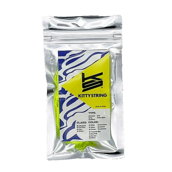 Kitty String First Class Pack of 10 Yo-Yo String - Normal YoYo String (Yellow)