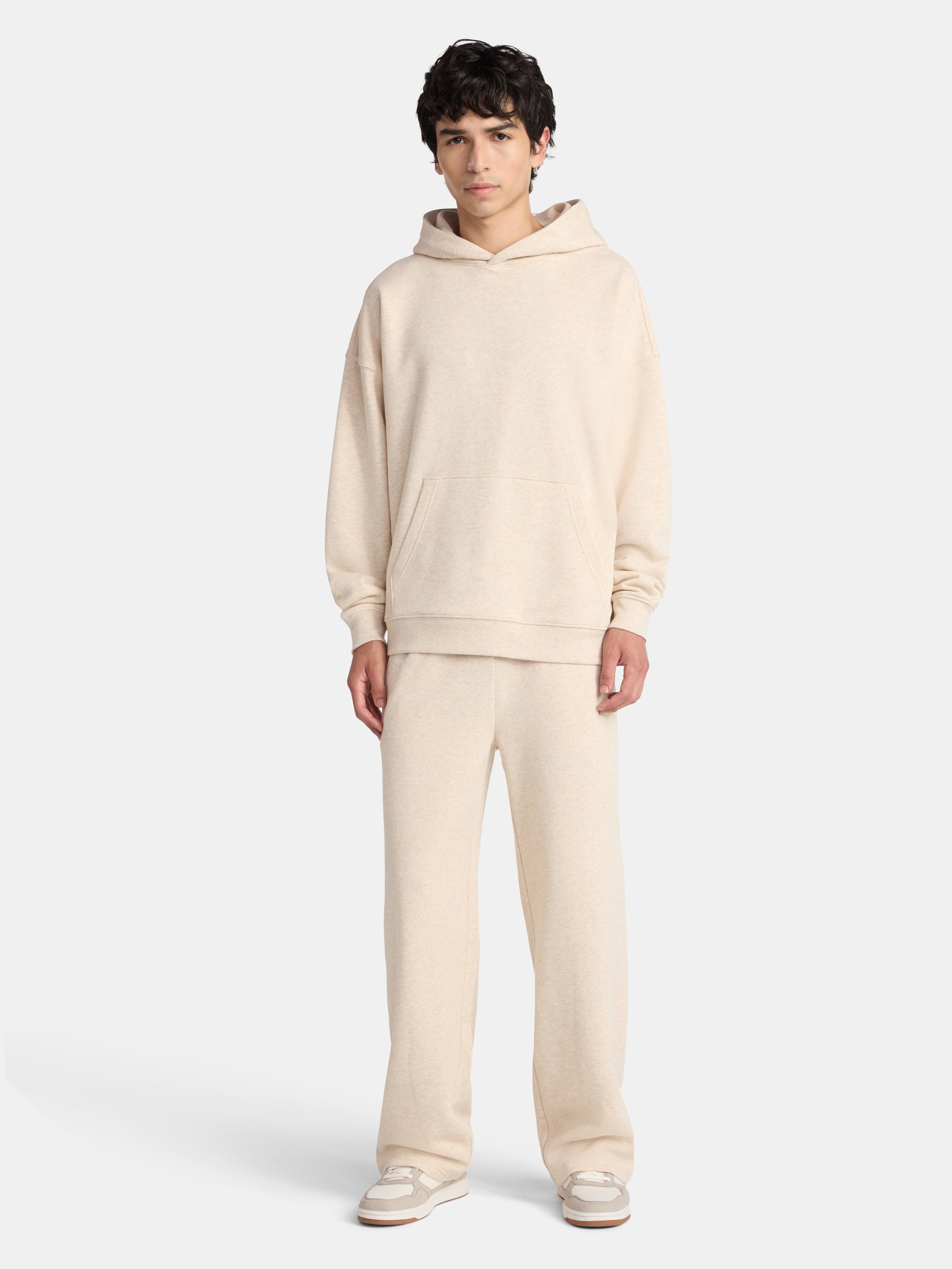 No Boundaries Oversized Hoodie with Long Sleeves, Men's XS-5XL