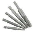 thumbnail image 6 of Metal Screw Extractor Center Drill Bits Guide Set Broken Damaged Bolt Remover Removal Slip Teeth Demolish Stripped Tools, 6 of 7