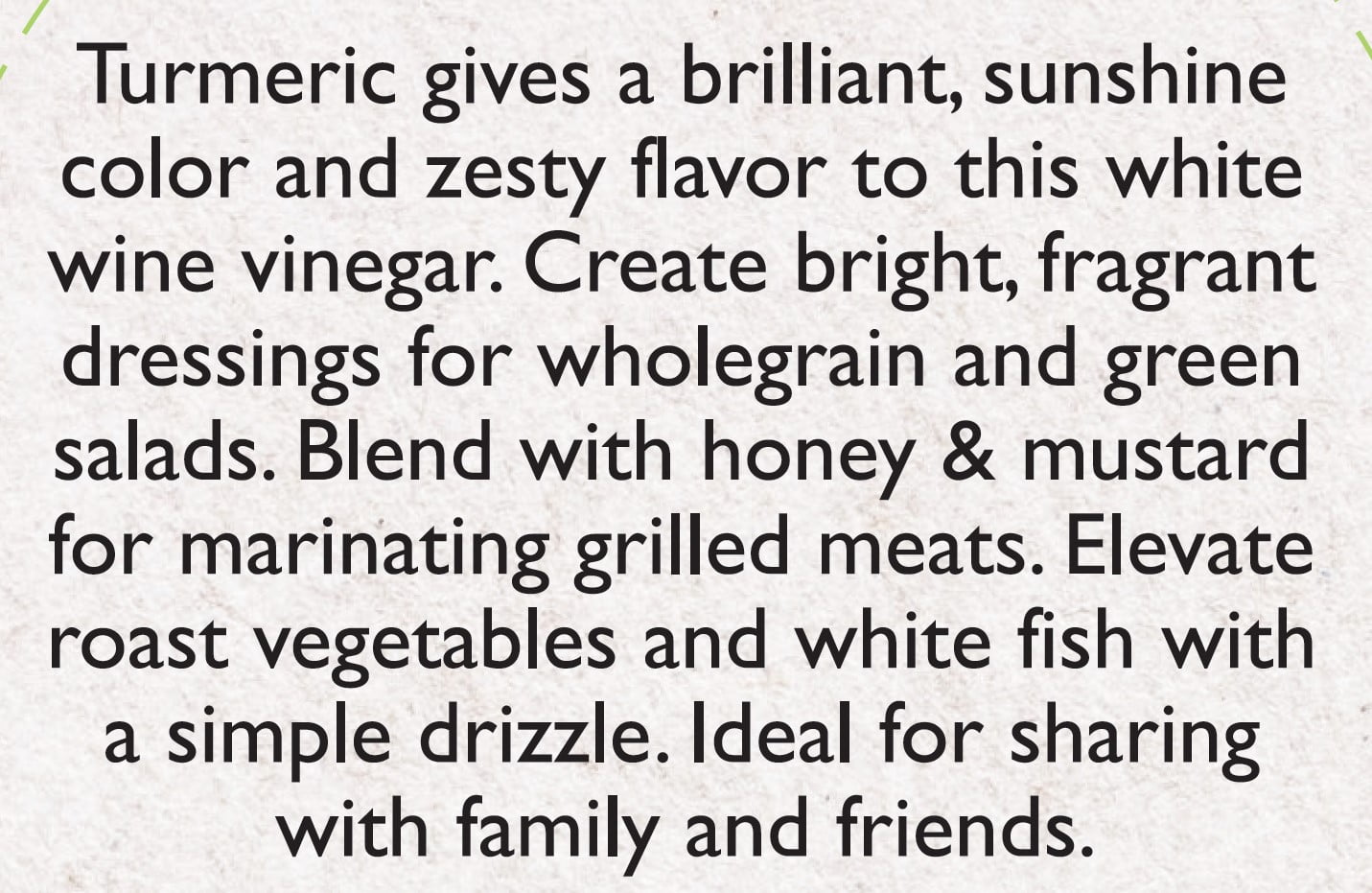 Terra Verde Sweetened White Wine Vinegar w/Turmeric & Lemon 8.45floz