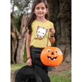 thumbnail image 2 of Cute Spookitty W Candies T-Shirt Toddler -Image by Shutterstock,  5 Toddler, 2 of 4