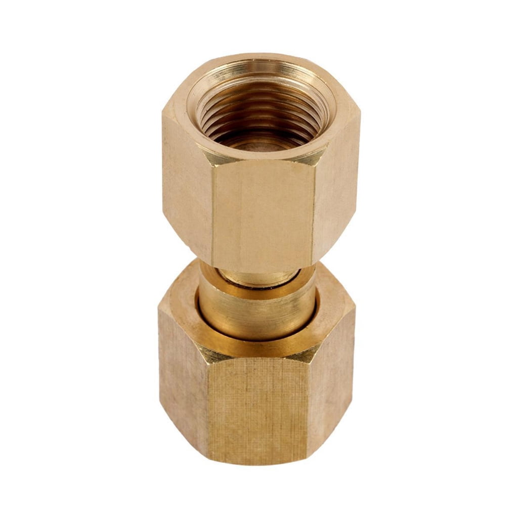 Geemin Heat Resistant CO2 Cylinder To Argon Regulator Brass Nut Adapter Standard Threading Leak Proof Brass Regulator Adapter