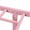 Pink, variant on Topeakmart Metal Twin Size Platform Bed with Cloud-inspired Design Headboard, Black