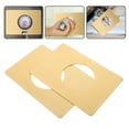 thumbnail image 5 of GOOHOCHY Door Guard Plate Door Repair Board Golden Stainless Steel 2Pcs, 5 of 9