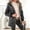 Black, variant on Vivianyn HD Women's Diamond Quilted Puffer Jacket, Hooded Fleece Lined Winter Coat with Drawstring Waist,Red,Size S-XXL