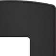 thumbnail image 4 of Franklin Brass Stepped Geometric (3-Pack) Matte Black 1-Gang Screwless Decorator/Rocker Wall Plate, Single Switch Cover, Concealed Mount Outlet Cover W46474K-FB-CP, 4 of 8