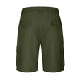 thumbnail image 4 of WAENQINLA Mens Cargo Shorts Casual Lightweight Work Shorts with Multi Pockets Elastic Waist Summer Outdoor Work Cargoshorts, 4 of 7