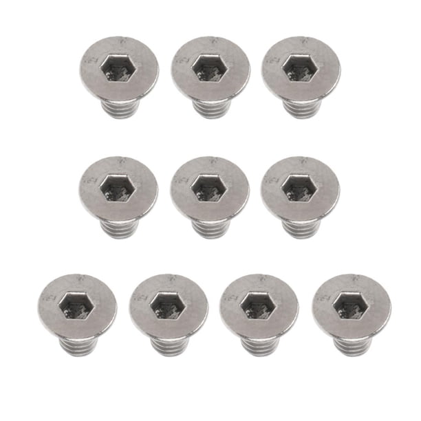 10 tornillos de cabeza hueca hexagonal métricos M3 x 6 mm 15 mm