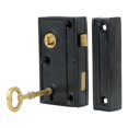 thumbnail image 5 of Puerta de malla estrecha Rim Lock A29 Hardware, 1 3/8 pulgadas, con respaldo, 5 of 5