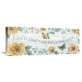 thumbnail image 1 of Global Gallery Daphne Brissonnet 'Butterfly Bloom IV on Wood Gray' Canvas Wall Art, 1 of 4
