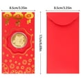 thumbnail image 1 of 10Pcs Enveloppes Rouges Chinoises Enveloppes d'Argent Chanceux 2022 Nouvel An Chinois Enveloppe de Tigre Feuille d'Or, 1 of 4