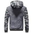 thumbnail image 3 of YODETEY Men'S Autumn and Winter Loose Casual Solid Color Jacket Gray 4(S), 3 of 3