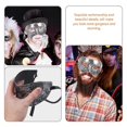 thumbnail image 4 of Plastic Masquerade Mask for Men Vintage Antique Mask for Decoration 6Pcs, 4 of 4