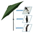 thumbnail image 3 of Sunline 9 ft Crank Open Push Tilt Fiberglass Ribs Aluminum Pole Market Patio Umbrella, 3 of 6