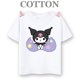 thumbnail image 3 of Camiseta Kuromi, camiseta de manga corta de algodón de verano 2024 para niños y niñas, camiseta de anime japonés Kawaii, camisetas para bebés, 3 of 5