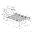 thumbnail image 2 of CorLiving Nova Ridge Upholstered Adult King Size Platform Bed Frame with Headboard- No Box Spring Required, 2 of 9