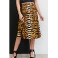 thumbnail image 3 of Stylish Tiger Satin Skirt, 3 of 5
