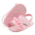 thumbnail image 5 of Zwiiyzr 2025 Baby Girls Sandals Infant Toddler Shoes Open Toe Ankle Strap Spring And Summer Shoes Flat Lace Soft Soled Sandals 6-12 Months Pink, 5 of 5