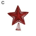 thumbnail image 5 of Glitter Christmas Tree Topper Iron Star Christmas Home Xmas Tree Ornaments, 5 of 8