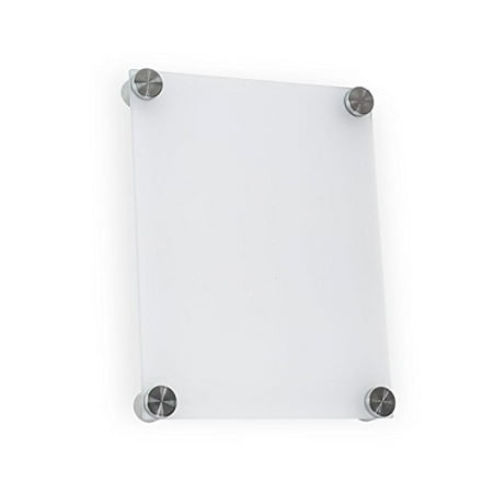 Acrylic Sign Holder With Standoff Clear Or Frosted 5 X 7