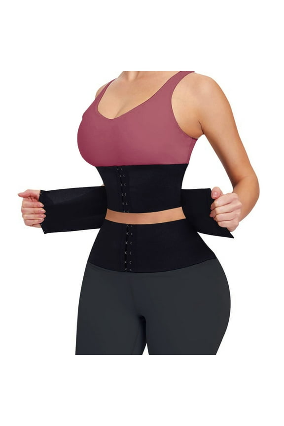 Waist Trainer for Women Lower Belly Fat Waist Cincher Shapewear Short Torso Waist Trimmer Tummy Wrap Belt Workout Girdle
