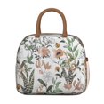 thumbnail image 2 of Flower Lunch Bag for Women Men Reusable Insulated Lunch Bags, Leakproof Cooler Food Lunch Tote Bag, Large Capacity Lunch Box for Work School Travel Picnic, 2 of 7