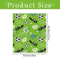 thumbnail image 3 of Soccer-Themed Wrapping Paper 6PCS in Green & Black – Perfect Football Gift Wrap for Friends’ Parties, Birthdays, and Celebrations, Fun and Festive Packaging for Soccer Fans of All Ages, 3 of 8