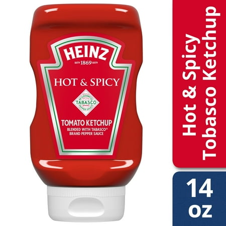 Heinz Hot & Spicy Tomato Ketchup 14 oz. Squeeze Bottle