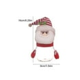 thumbnail image 2 of Leodye Christmas Candy Jars, Santa Elk Snowman Plastic Candy Cookie Jar Containers Candy Storage Dish Home Decor Container Favor Gift Box Bottle for Children, Xmas Holiday Party Supply, 2 of 2