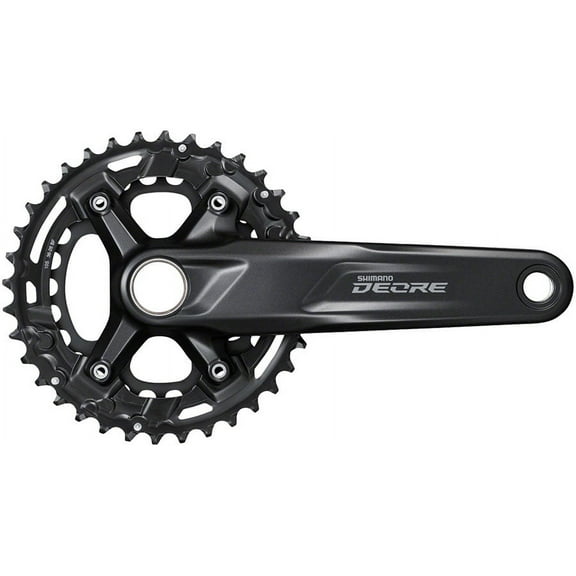Shimano Deore FC-M4100-2 Crankset 175mm 10-Speed 36/26t, 96/64 BCD Black