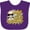 Purple, variant on Inktastic Dad You Put My Cape on Backwards&reg; Boys or Girls Baby Bib