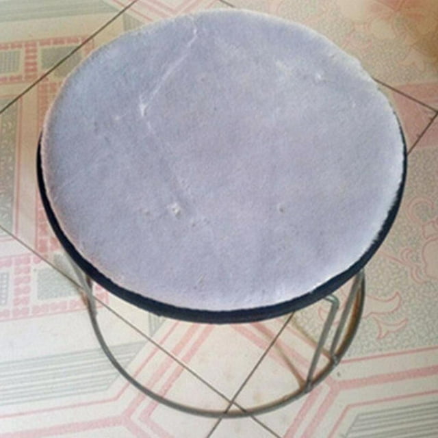 Cojín de Sil Extraíble Cojines de Asiento - 3 Tamaños Opcionales - Funda con Hebil de zo Elástica - Funda de Taburete para Sil de Jardín para Gris - 40 cm (16 pulgadas) perfecl Cojín del asiento Cojines para asientos