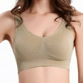 thumbnail image 3 of Seamless Sports Bras for Women Large Size Wireless Brassiere Tank Top with Removable Pads Stretchy Yoga Bra, 3 of 8