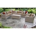 thumbnail image 2 of Ensemble de Meubles de Patio en Osier d'Extérieur 8 Pcs en Blé, 2 of 2