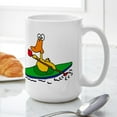 thumbnail image 6 of CafePress - Funny Duck Kayaking Mug - 15 oz Ceramic Large White Novelty Mug, 6 of 6