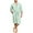 Turquoise, variant on EA'S SECRET 100% Cotton Men's Bathrobes Summer Kimono Mens Lightweight Soft Robe Spa Robes for Men ShorttSleeve Sleepwear Loungewear with Pockets with Pockets(Navy Blue,2XL)