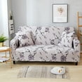 thumbnail image 1 of Housses Élastiques pour Canapé 1/2/3/4 Places, Housse Extensible à Motif Floral pour Causeuse, 1 of 9