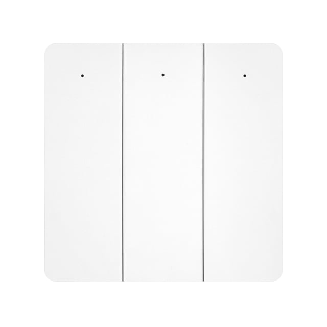 Interruptor De Escena Con Autoalimentación Zigbee Inteligente Tuya MOES Tuya Smart ZigBee Self Power Scene Switch Sin batería Sin cableado (3 Gang)