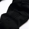 thumbnail image 6 of CHEEREAM Men's Slim Fit Stretch Jeans Ripped Skinny Jeans for Men Distressed Straight Leg Fashion Comfort Flex Waist Pants Black-1 S, 6 of 9