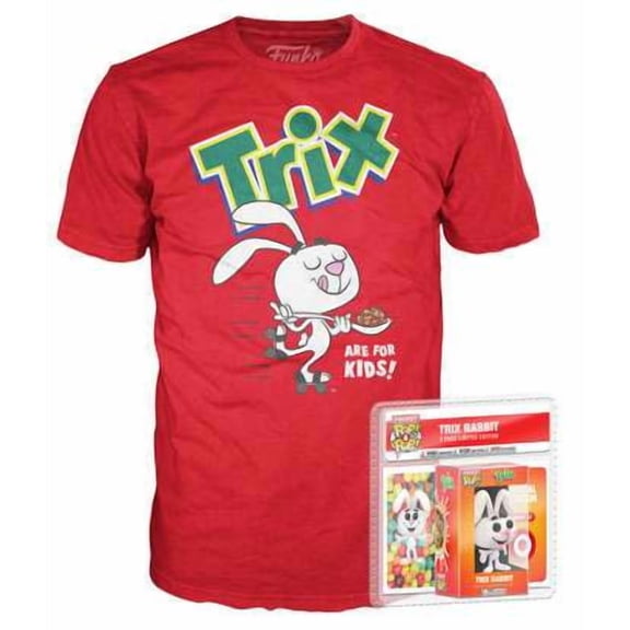 General Mills Funko POP! Ad Icons Trix Rabbit Mini Vinyl Figure & T-Shirt (Youth Small)