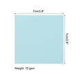 thumbnail image 2 of Uxcell Origami Paper Double Sided Sheet for Art Craft Project Beginner 50 Sheets Light Blue 2.5x2.5 inch, 2 of 6