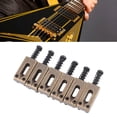 thumbnail image 3 of 6Pcs Electric Guitar Roller Saddle, Adjustable Tremolo Bridge Roller Saddles   Tremolo System Bridges Replacement Parts Bronze, 3 of 8