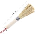 thumbnail image 3 of Bamboo Wok Brush For Cast Iron Wok Cleaning And Environmental Health, Multipurpose Dish Brush With Ergonomic Design Handle Providing Comfort And Protection Against Hot Water,, 3 of 5