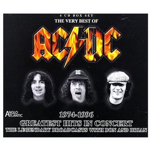 Box set de CD de AC/DC Greatest Hits Concert 1974-96 4 CD