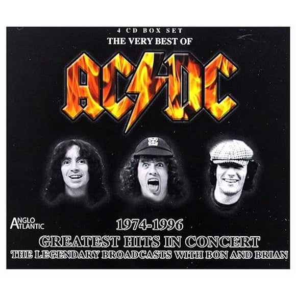 Box set de CD de AC/DC Greatest Hits Concert 1974-96 4 CD